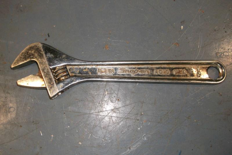 Snap-on 10" adjustable wrench ad10