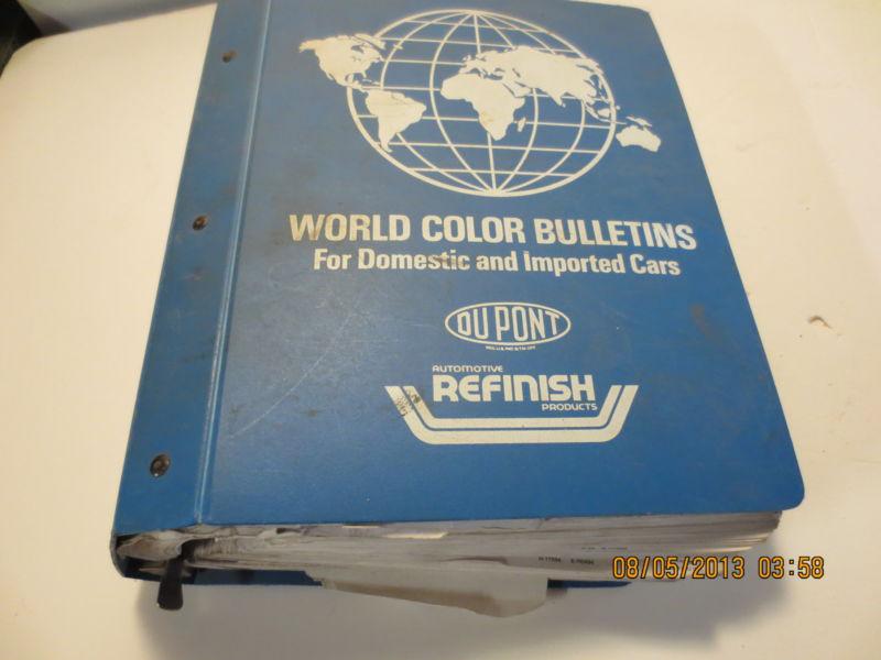 Dupont paint chip book 1990-97 domestic & foreign