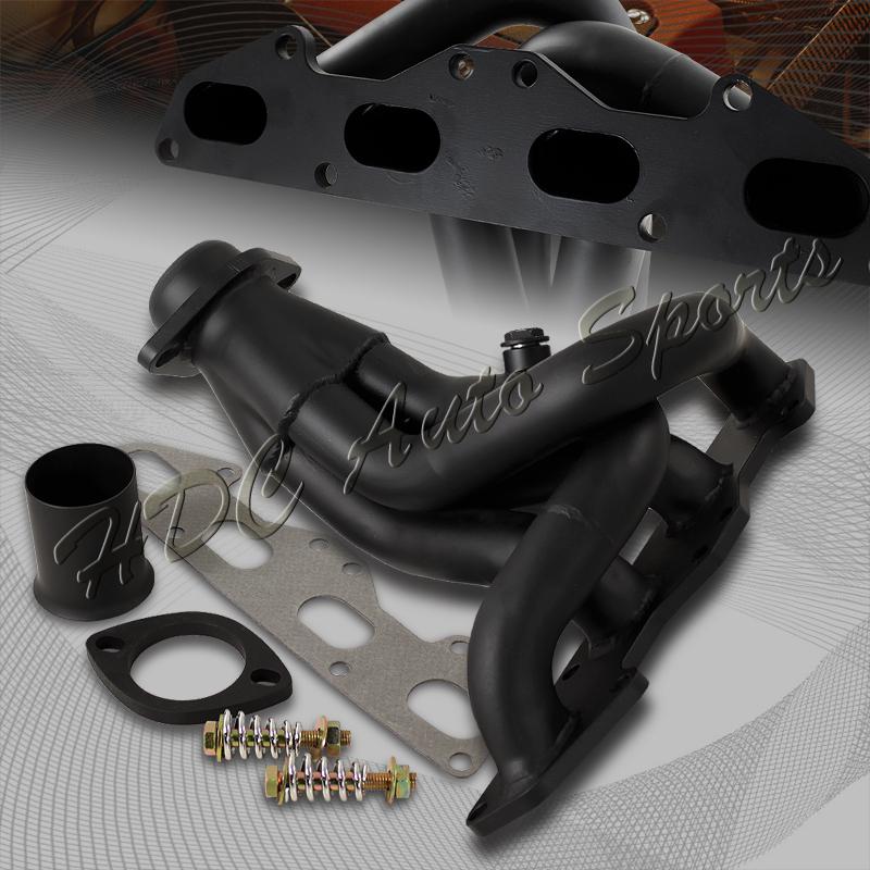 1995-1999 dodge neon 2.0l dohc black coat stainless steel racing exhaust header