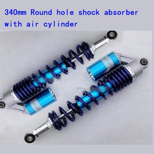 Blue and purple 340mm round hole shock absorber replacement fits for motorcycle