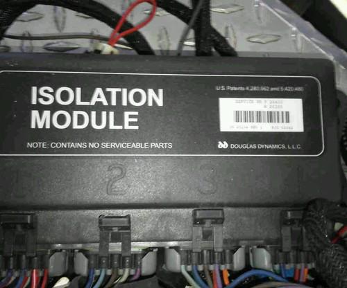 Ford western snow plow wiring with isolator 