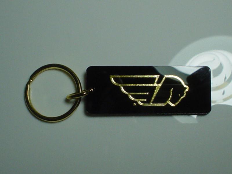 Buell motorcycle key chain fob black/gold xb9r blast lightning thunderbolt s1