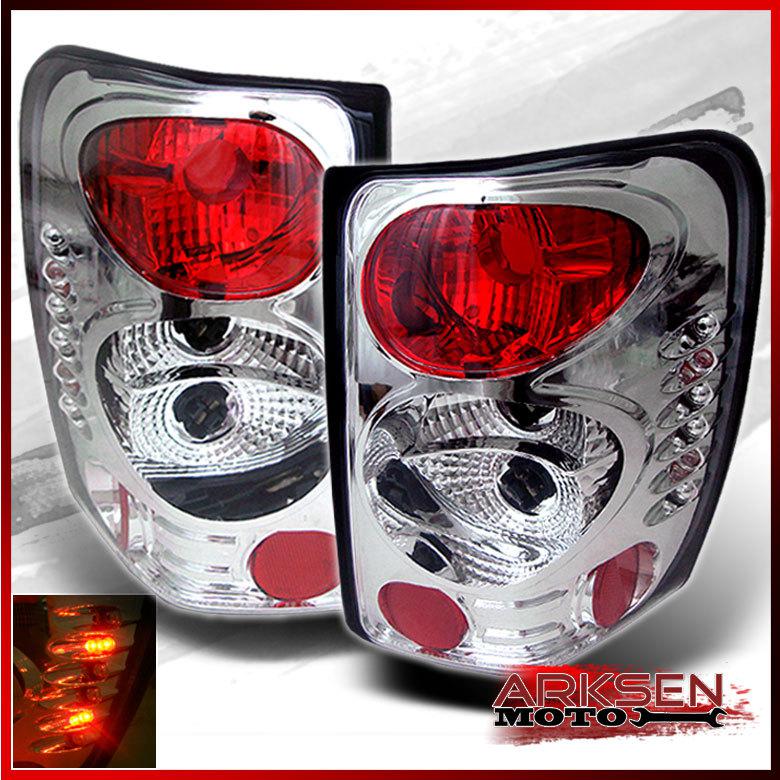 99-04 jeep grand cherokee altezza tail brake lights +side led left+right pair