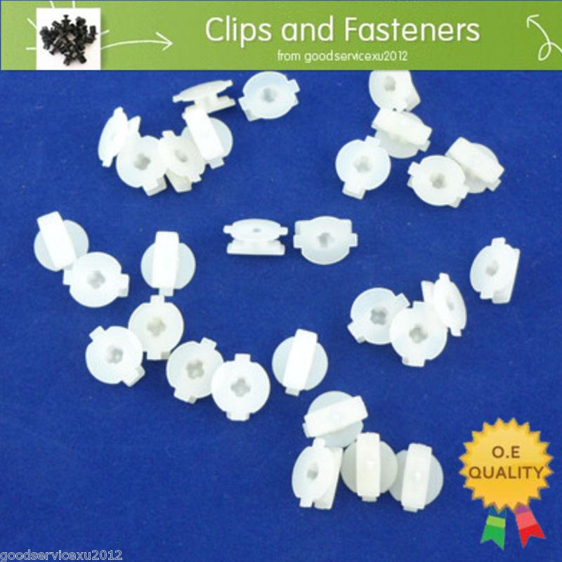 20 x hyundai body side moulding nylon clip clips fastener 87719-3d000 14x14x6mm