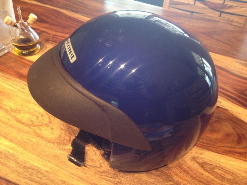 Aprilia oem street helmet original accesory blue large no box scooter no reserve