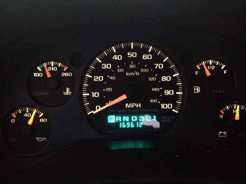 00-02 gmc jimmy sonoma s10 blazer instrument speedometer gauge cluster 16267425