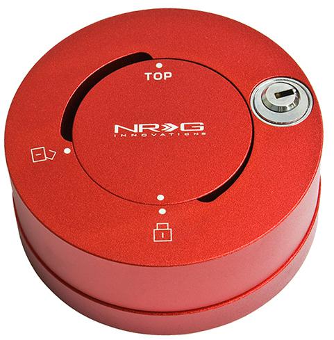 Nrg quick lock kit w/ key srk-101rd; red