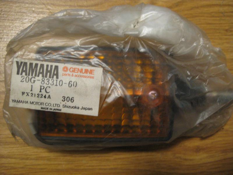 Nos obsolete vintage yamaha motorcycle frt flsr lite asy. part # 20g-83310-60-00