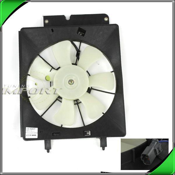 02-06 honda crv cr-v a/c condenser condensor fan shroud replacement