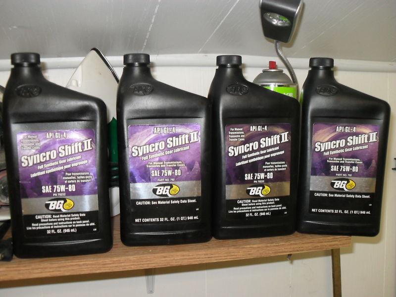 Buy BG Syncro Shift II Synthetic Gear Lubricant 75W80 in Germantown