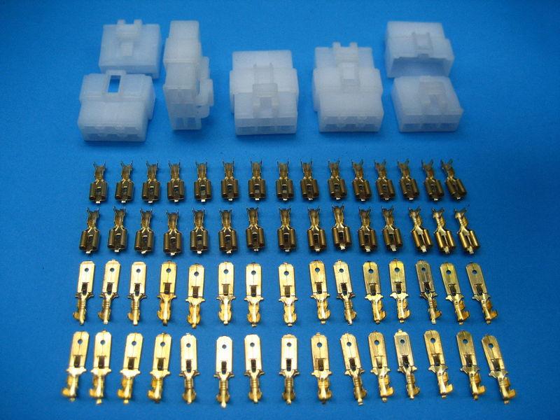 Connector plug 6 channel set toyota celica ra20 ta22 ra23 ta23 ta27 ta28 ra28 