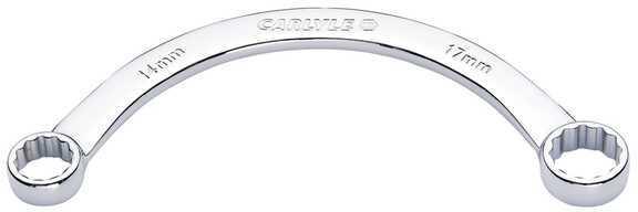 Carlyle hand tools cht hmw1417m - wrench, half moon box end; 14 mm x 17 mm; 1...