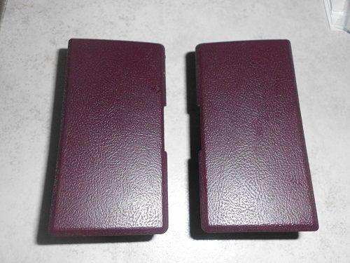 88-98 silverado sierra gmc chevy ext cab rear armrest ashtray burgandy one pair