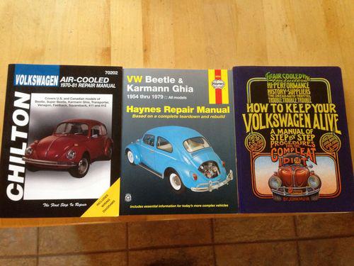 Vw beetle repair manual (1970-81, 1954-79, how to keep your volkswagen alive)