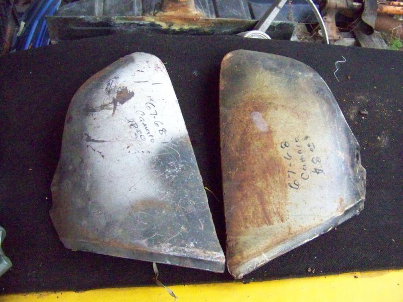 1967/68 chevy camaro front fender extensions orig good condition