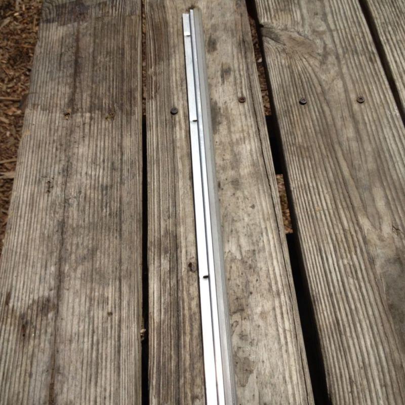 Porsche 356 carpet sill aluminum molding. original very good condition