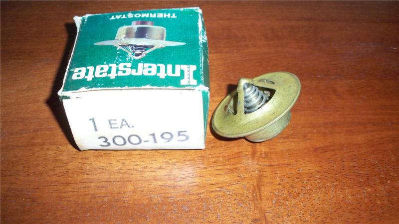 Nos interstate thermostat 300-195 ~ new old stock