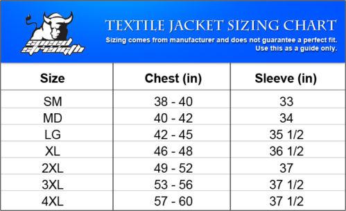 Speed and strength seven sins leather textile  stealth jacket size xx-large