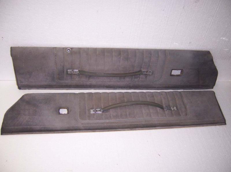 Upper door panels pw 1978 - 1987 el camino  malibu  a/g body gray vg