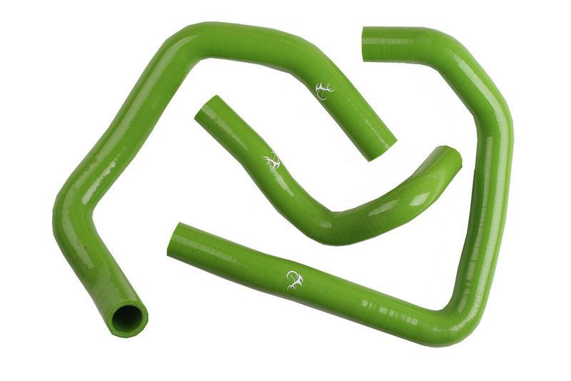 For kawasaki zx6r zx636 ninja silicone green radiator hose kit 2005 2006