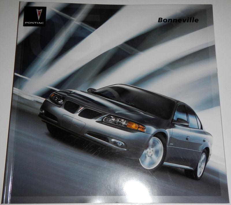 2005 pontiac bonneville brochure ft se sle gxp