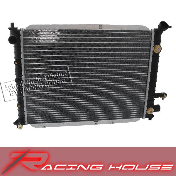 Ford escort 1998-2003 zx2 2.0l zetec dohc a/t engine cooling radiator assembly