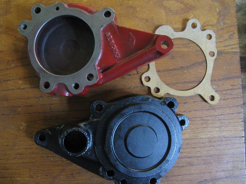 Extremely rare mga twin cam water pump back housing &gskt 1958-60 coupe convert.