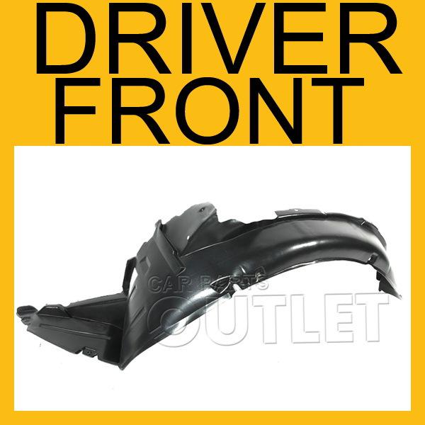 Front fender liner plastic for 2002-2005 hyundai sonata lx gls splash shield lh