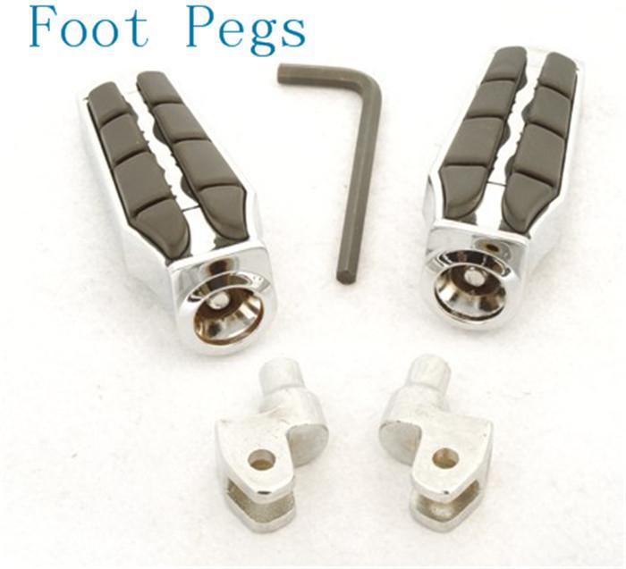 Custom custom motorcycle front foot rest pegs for yamaha vstar v-max virage 750