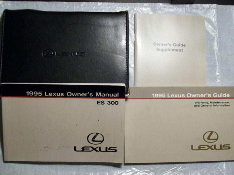 1995 lexus es300 owners manual with case