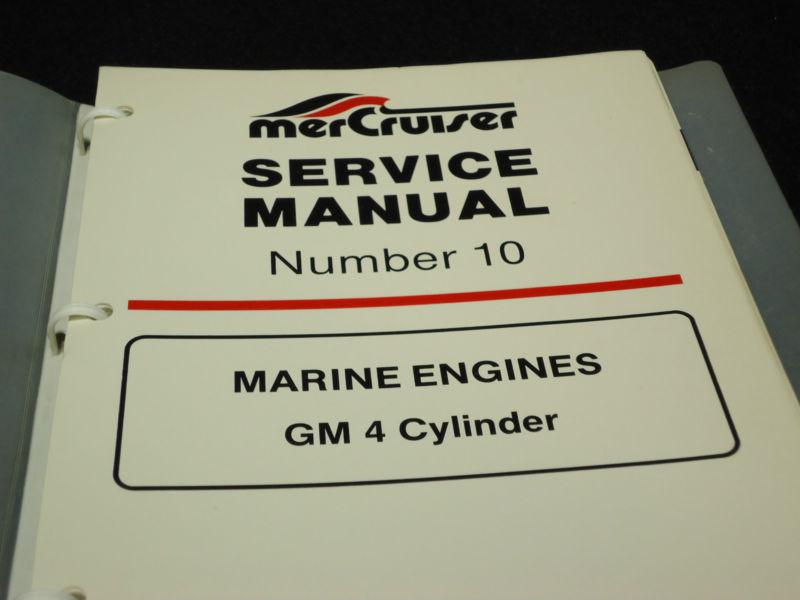 1988 mercruiser service tech manual#90-14693-1-588 gm 4 cylinder engine boat