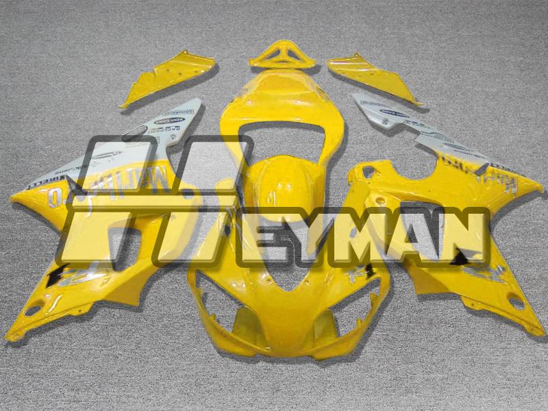 Fit 98 99 yzf-r1 yzf r1 yzfr1 1998 1999 injection mold fairing yellow zy440