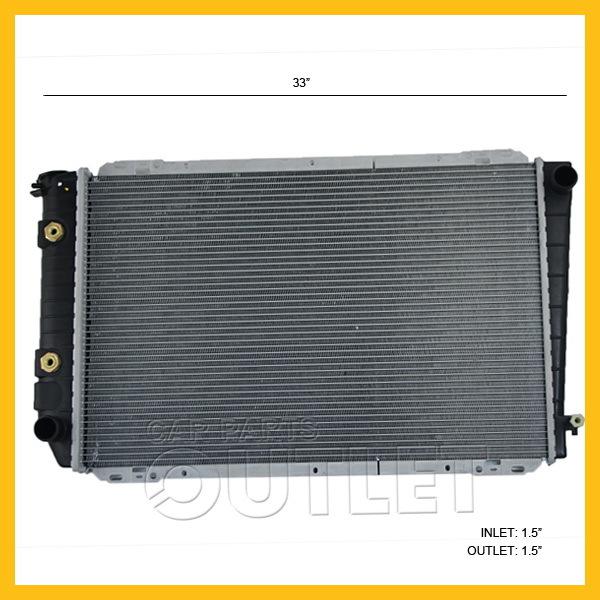 87-91 mercury colony park v8 5.0l radiator assembly replacement 88 89 90