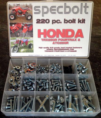 Specbolt 220pc bolt kit honda trx250r fourtrax atc 250r