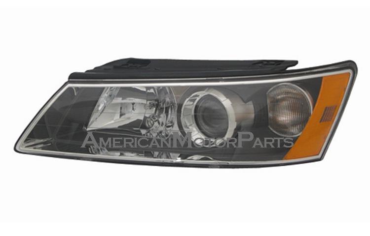 Left driver replacement headlight 06-08 fit hyundai sonata 2.4l - 921013k050