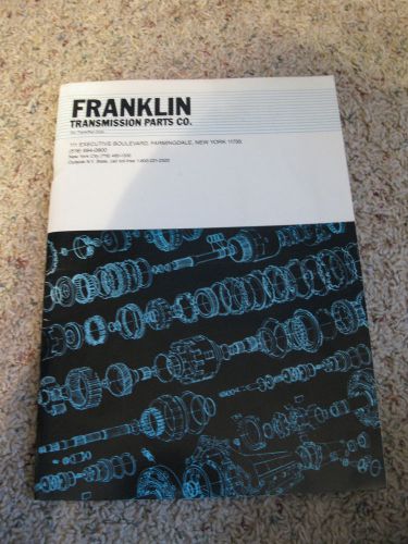 Franklin transmission parts co parts book