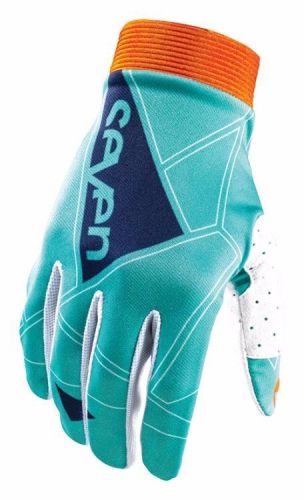 Seven mx youth motocross bmx gloves zero youth medium aqua 7613-2305