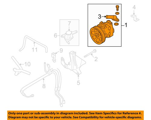 Subaru oem 11-13 forester-power steering pump 34430sc011