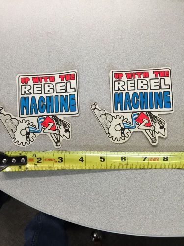 Amc rebel machine dealership decals