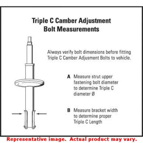 H&amp;r triple c camber adjustment bolts tc116 fits:acura 2001-2006 mdx awd 2007-20