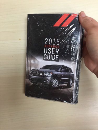 Dodge durango 2016 owners manual books with case &amp; all inserts !