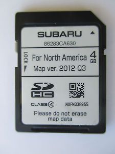 2014 subaru brz &amp; impreza wrx navigation sd card memory map us canada 86283ca630