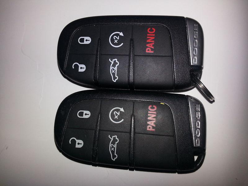 2013 dodge fobik keyless fob push-button start oem pair!!!!