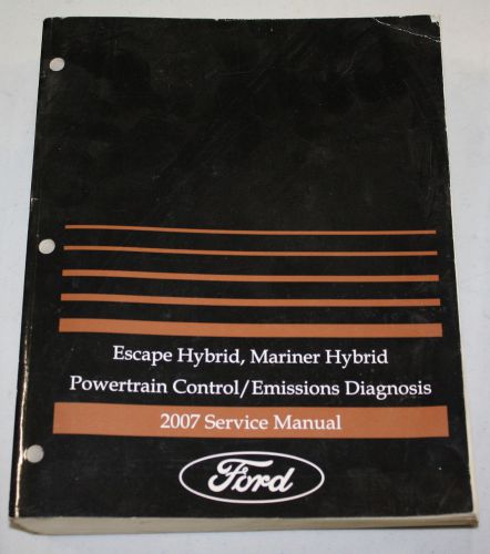 2007 ford service manual escape/mariner hybrid powertrain control/emissions