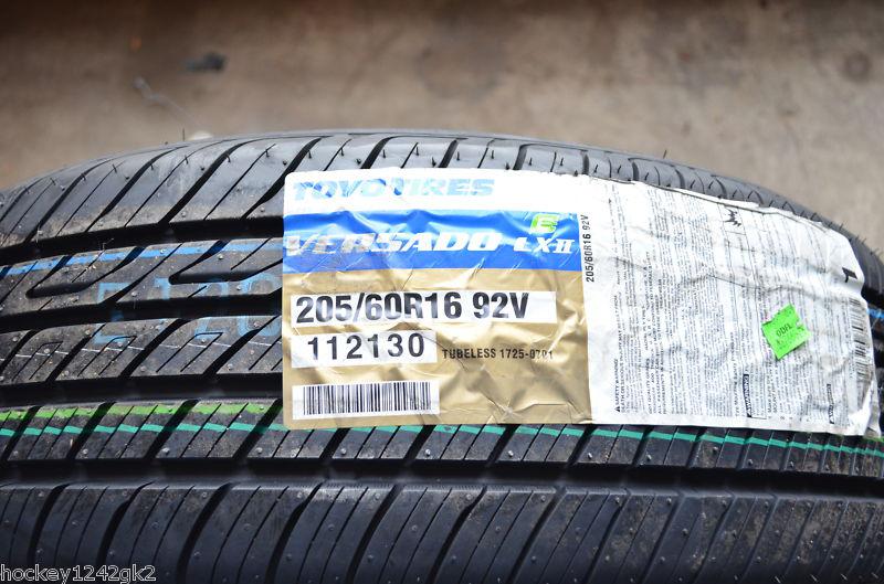 2 new 205 60 16 toyo versado lxii tires