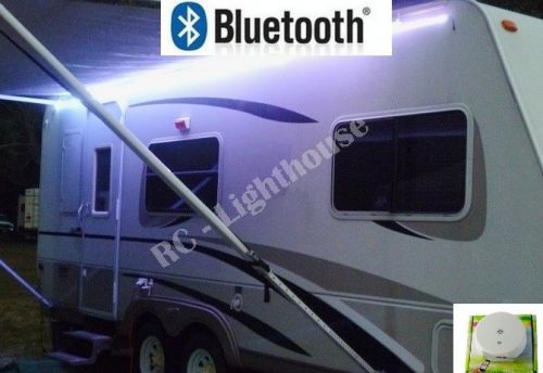 Rv led camper awning 10 ft led light set ufo remote bluetooth wifi 5050