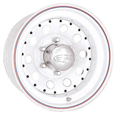 U.s. wheel 90 series white modular wheel 15"x8" 6x5.5" bc set of 2