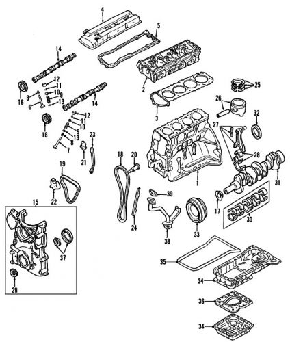 Nissan 110448j022 genuine oem head gasket