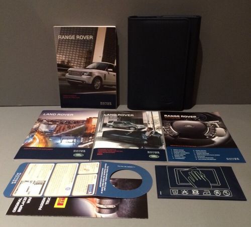 Range rover sport 11 2011 land rover owners owner&#039;s manual set with case genuine
