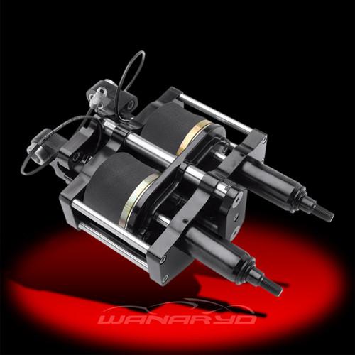 Legends original-style air suspension system, black, for 89-99 harley softails